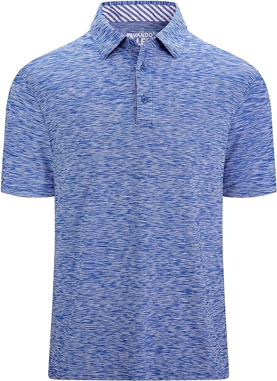 Camisa de golf para hombre Humedad Wicking Rápido Secado Camisas de manga corta Casual Polo para hombres